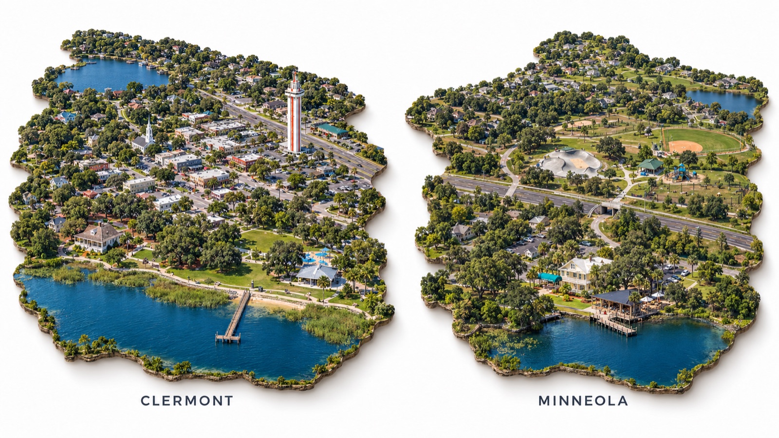 ¿Clermont o Minneola? Por qué dos pueblos a cinco minutos parecen mercados opuestos